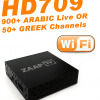 ZAAPTV HD709 - New 2018 Model with External 2.4GHz WiFi Antenna